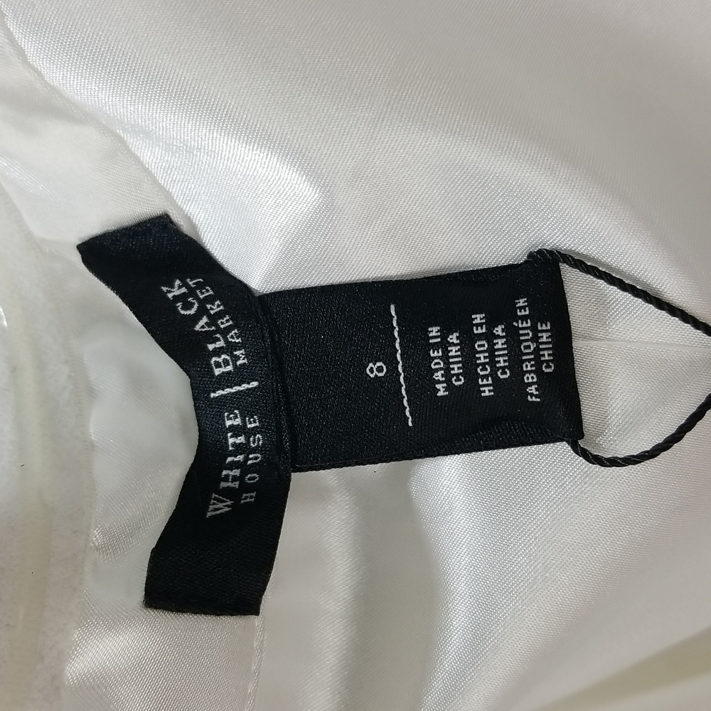 White House Black Market Tiered Waterfall Gown NWT - Picture 8 of 13